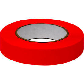 Labeling Tape, 1" x 60 Yds., Red, 3 Rolls/Case
