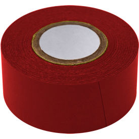 Labeling Tape, 1" x 500", Dark Red, 3 Rolls/Box