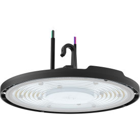 LED UFO High Bay Light, 150W, 120-277V, 21000 Lumens, 5000K, Black