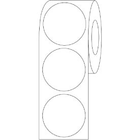 Cryo Label 25mm Dots For 50mL Tubes, White, 500/Roll