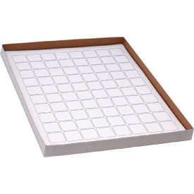 Cryo 25 x 25mm For Microscope Slides, White, 20 Sheets, 80 Labels/Sheet