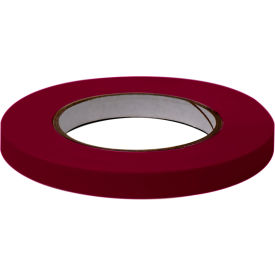 Labeling Tape, 1/2" x 60 Yds., Maroon, 6 Rolls/Case