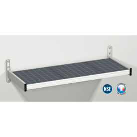 Solid Wall Shelf Kit, Starter, 59"W x 18"D x 2"H