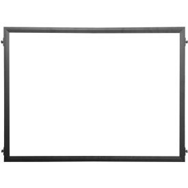 Post Panel, Black Frame, White Sintra Insert, 48"W x 34"H