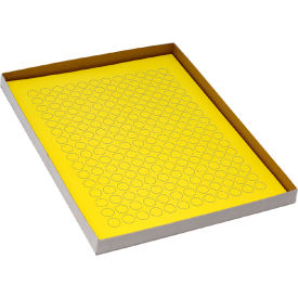 Cryo 13mm Dots For 1.5-2mL Tubes, Yellow, 20 Sheets, 192 Labels