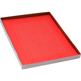 Cryo 9.5mm Dots For 0.5-1.5mL Tubes, Red, 20 Sheets, 192 Label/Sheets