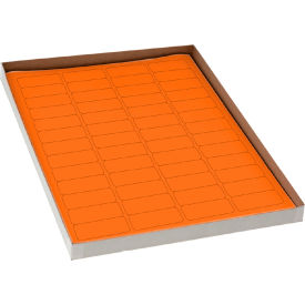 Cryo 43 x 19mm For Cryovials, Orange, 20 Sheets, 52 Label/Sheets
