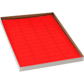 Cryo 43 x 19mm For Cryovials, Red, 20 Sheets, 52 Label/Sheets