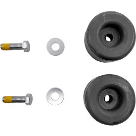 Set of 2, 2.5" Diameter Rubber Foot Pads