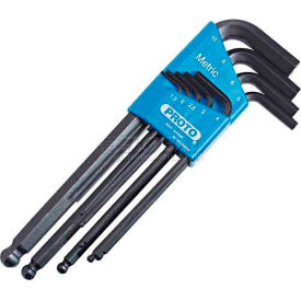 9 Piece Round Head Hex Key Set - Metric