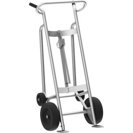 4-Wheel Aluminum Drum Truck, Pneumatic Wheels, 1000 lb. Capacity