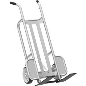 Aluminum Mini Pallet Truck w/ Solid Rubber Wheels, 1000 lb. Cap., Silver
