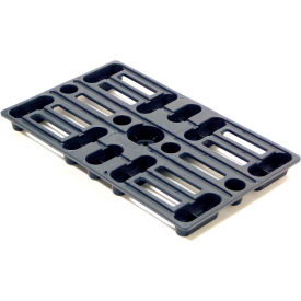 Plastic Mini-Pallet For Pallet Fork Trucks, 24" x 15", Black