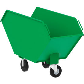 Steel Waste & Chip Truck 2/5 Cu. Yd. Capacity 1500 lb., Green