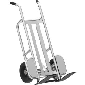 Aluminum Mini Pallet Truck with Brakes, 1000 lb Capacity, Silver