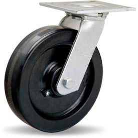 Medium Service Swivel 8 x 2 Plastex Roller 900 Lb. Caster