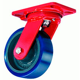 Extra Heavy Service Swivel 6 x 2 Plastex Roller 1200 Lb Caster