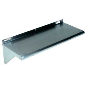 Stainless Steel Wall Mounted Shelf, 12" x 24"