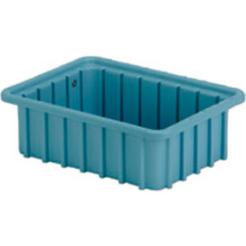Divider Box, 10-13/16"L x 8-5/16"W x 3-1/2"H, Light Blue, Polyethylene