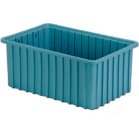 Divider Box, 16-1/2"L x 10-7/8"W x 7"H, Light Blue, Polyethylene