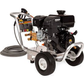 CA Aluminum Gas Pressure Washer w/OHV Gasoline Engine, Recoil, 3000 PSI, 3 GPM