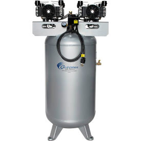 Ultra Quiet Oil-Free Air Compressor, Vertical, 6HP, 80 Gallon