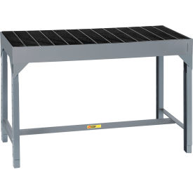 Adjustable Height Welder's Table, Removable Bar Grating, 51"W x 24"D