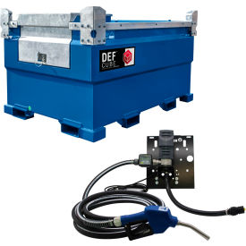 DEFCube 597 Gallon DEF Transfer Tank, 115V/11 GPM Pump Kit & Level Gauge