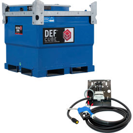 DEFCube 136 Gallon DEF Transfer Tank, 12V/9 GPM Pump Kit, Heat Jacket