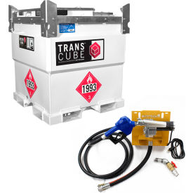 TransCube 251 Gallon Double Walled Diesel Storage Tank, 115V/12 GPM Pump Kit