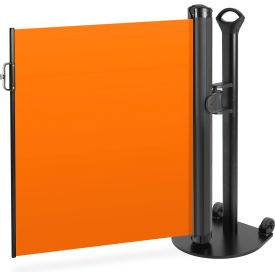 ZonePro Plus Single Mobile Stand, Flush Mount Latch, Blank Orange