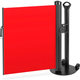 ZonePro Plus Single Mobile Stand, Industrial Hook, Blank Red