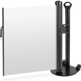 Plus Single Mobile Stand, Industrial Hook, Blank White