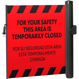 ZonePro Plus Universal Mounted Barrier, Industrial Hook, PrePrinted Red