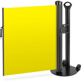 ZonePro Plus Single Mobile Stand, Industrial Hook, Blank Yellow