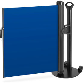 Plus Single Mobile Stand, Industrial Hook, Blank Blue