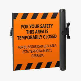 Plus Elastomer Mounted Barrier, Industrial Hook, PrePrinted Orange