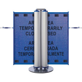 Dual Mobile Stand, Mesh PrePrinted, Blue