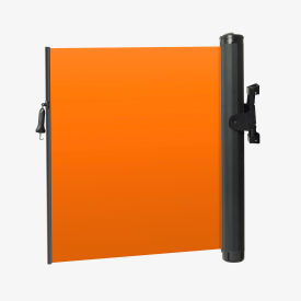 Plus Elastomer Mounted Barrier, Industrial Hook, Blank Orange