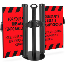 Plus Dual Mobile Stand, Industrial Hook, PrePrinted Red