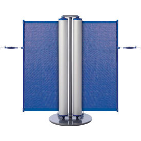 Dual Mobile Stand, Mesh, No Print, Blue