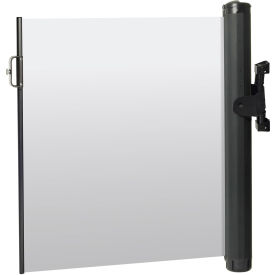 Plus Elastomer Mounted Barrier, Push-Through Latch, Blank White