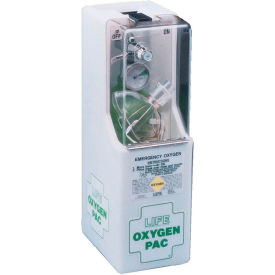 OxygenPac Wall Mounted Emergency Oxygen Unit, 6 LPM (Norm), 12 LPM (High) Flow