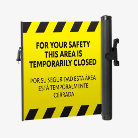 Plus Elastomer Mounted Barrier, Industrial Hook, PrePrinted Yellow