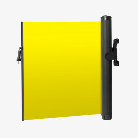 Plus Elastomer Mounted Barrier, Industrial Hook, Blank Yellow