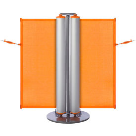 Dual Mobile Stand, Mesh, No Print, Orange