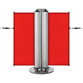 Dual Mobile Stand, Mesh, No Print, Red