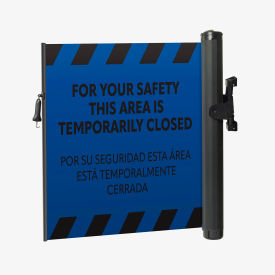 Plus Elastomer Mounted Barrier, Industrial Hook, PrePrinted Blue