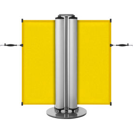 Dual Mobile Stand, Mesh, No Print, Yellow