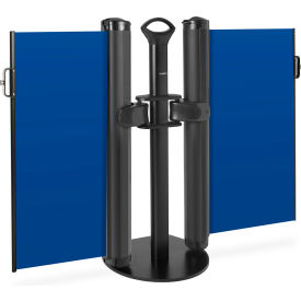 Plus Dual Mobile Stand, Flush Mount Latch, Blank Blue